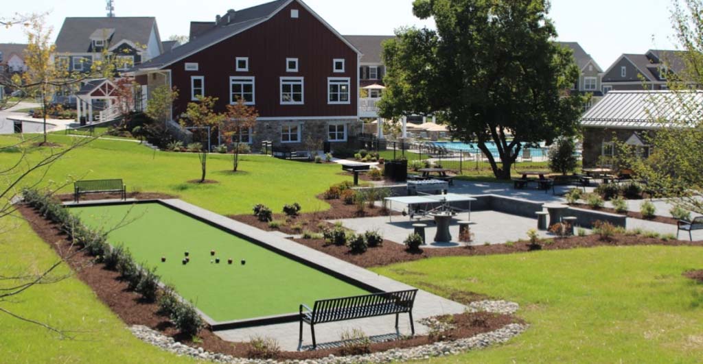 Residential Development bocce court